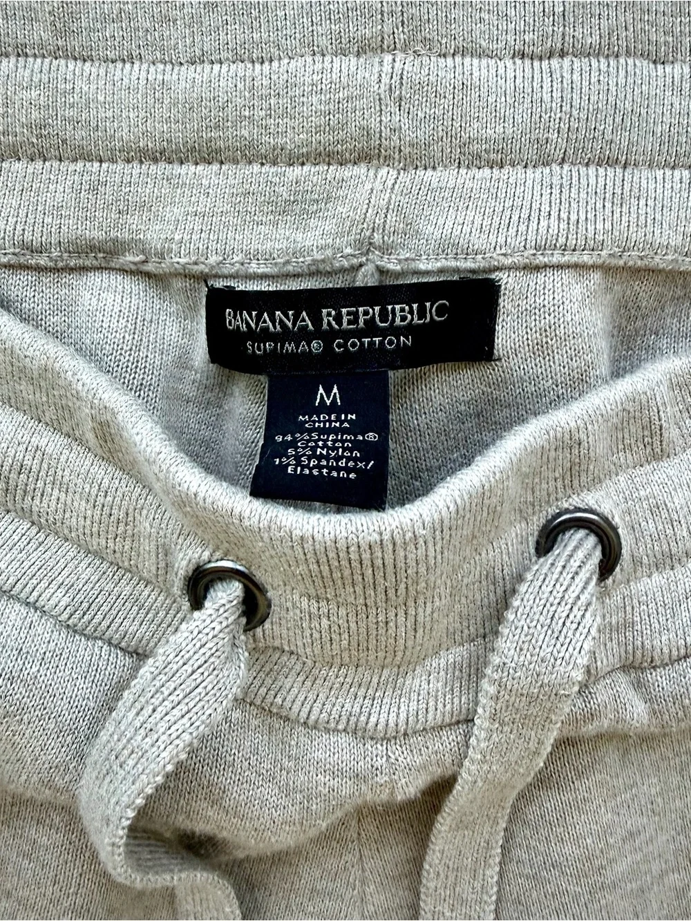Banana Republic Supima Hoodie Jogger Set M Tan 664121 663645